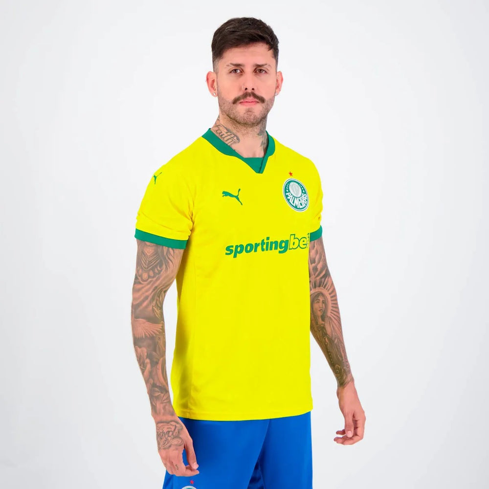 Camisa Puma Palmeiras Amarela 2025/26 III