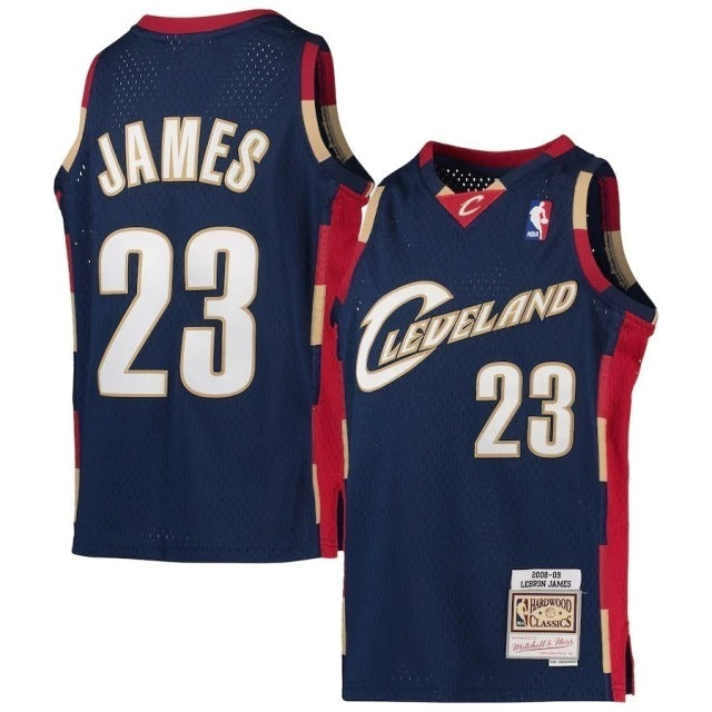 Regata Cleveland Cavaliers LeBron James Mitchell & Ness Navy 2008/09