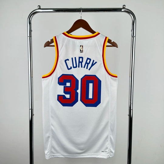 Golden State Warriors Stephen Curry Nike White 2024/25 Swingman Jersey - Classic Edition