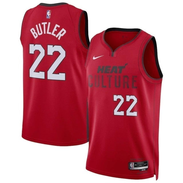 Regata Nba Miami Heat Vermelha City Edition - BUTLER 22