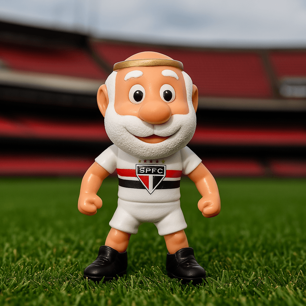 Mascote São Paulo O Santo Tricolor Camisa 1