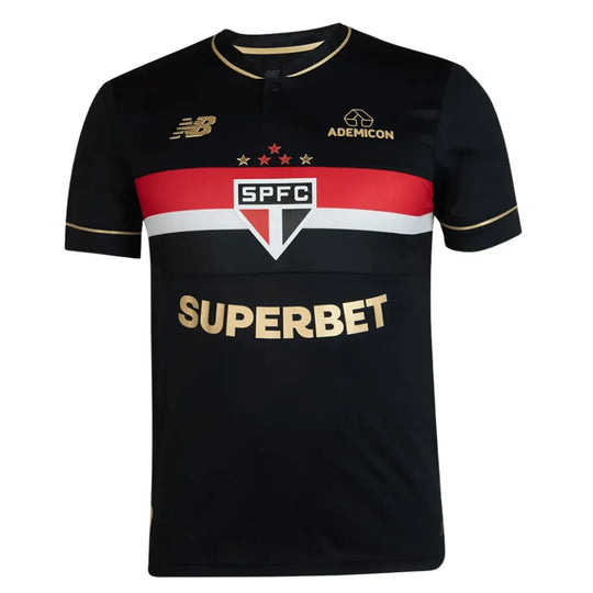 Camisa Torcedor New Balance São Paulo 2025/26 III Preta