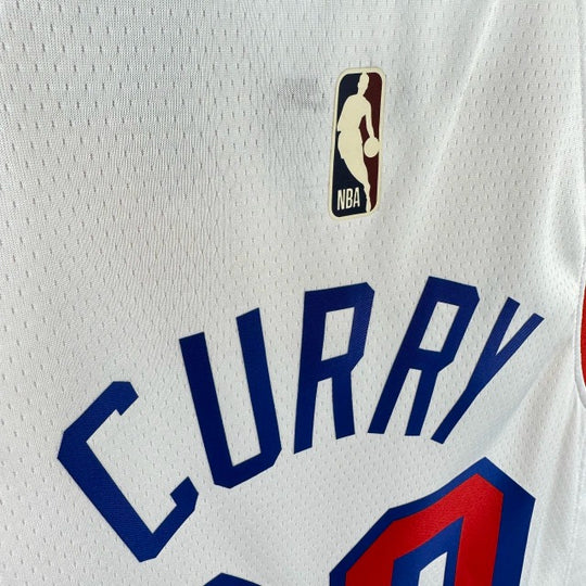 Golden State Warriors Stephen Curry Nike White 2024/25 Swingman Jersey - Classic Edition